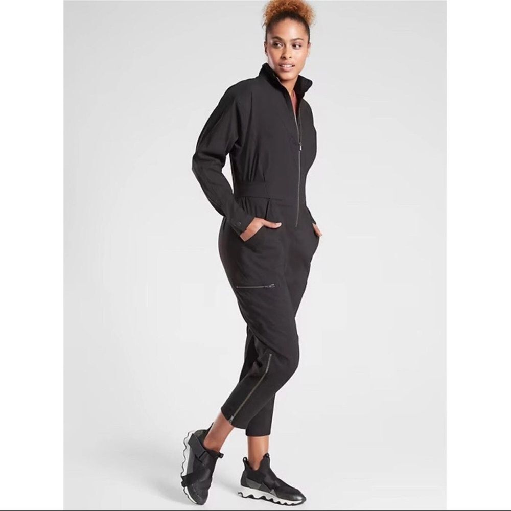 ATHLETA Lenox Commute Travel Active Jumpsuit size 4